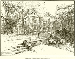 Lambeth-palota, a kertből alkotó: English School