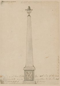 Lámpa a londoni Bedford House közelében, 1799-ben leszerelték alkotó: English School