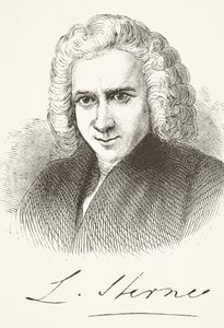 Laurence Sterne, William Hickman Smith Aubrey (1858-1916) „Anglia nemzeti és hazai története” című művéből, London, 1890 körül. alkotó: English School