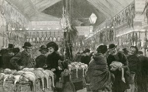 Leadenhall piac karácsonykor alkotó: English School