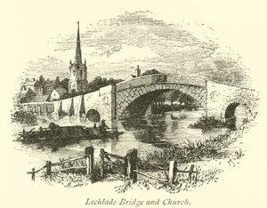 Lechlade híd és templom alkotó: English School