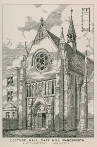 Wandsworth-i előadóterem alkotó: English School