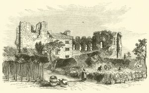 Leicester Abbey (metszet) alkotó: English School