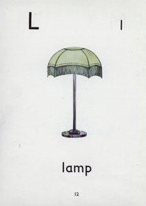 L betű, lámpa (színes litó) alkotó: English School