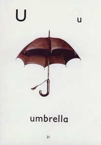 U betű, esernyő (színes litó) alkotó: English School