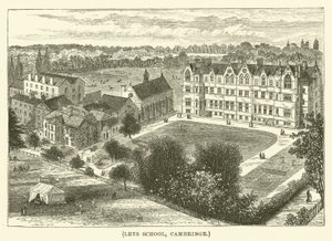 Leys School, Cambridge (metszet) alkotó: English School