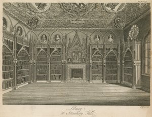Strawberry Hill könyvtára, London alkotó: English School