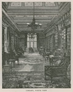 Könyvtár, északi nézet, Holland House alkotó: English School