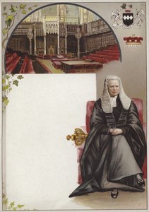 Liebig kártya Halsbury grófjával alkotó: English School