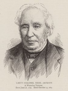 Basil Jackson alezredes (metszet) alkotó: English School