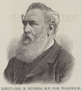 E Hughes alezredes, Woolwich képviselője (metszet) alkotó: English School