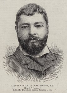 C. B. Macdonald hadnagy, RN (metszet) alkotó: English School