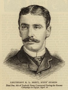 E L Brett hadnagy, Skót Gárda (metszet) alkotó: English School