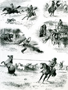 Élet Manitobában, 1877 alkotó: English School