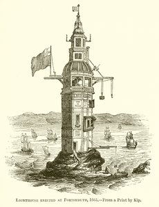 Világítótorony Portsmouthban 1665-ben alkotó: English School