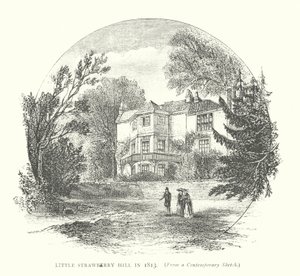 Little Strawberry Hill 1813-ban (metszet) alkotó: English School