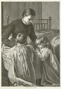 Kisemberek fehérben alkotó: English School