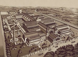 Liverpool: (litho): Hajógyári kiállítás 1886 (litho) alkotó: English School