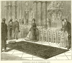 Livingstones sír a Westminster Abbeyben alkotó: English School