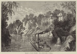 Egy pamutgőzhajó berakodása (metszet) alkotó: English School