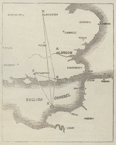 A néhai Nagy Meteor helye (metszet) alkotó: English School