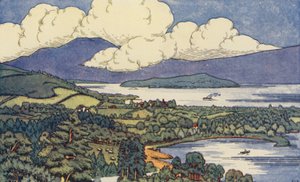 Loch Lomond (színes litó) alkotó: English School