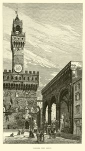 Loggia dei Lanzi alkotó: English School