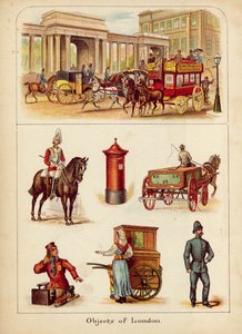 London (színes litográfia) alkotó: English School