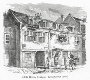 Londoni klubok: Chelsea (metszet) alkotó: English School
