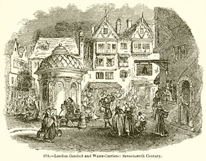 London Conduit és Winter-Carriers: Seventeenth Century alkotó: English School