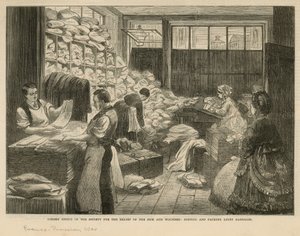A betegeket és sebesülteket segítő társaság londoni irodája alkotó: English School