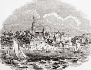 Londonderry, Észak-Írország, a régi Angliából: A Pictorial Museum, pub. 1847 alkotó: English School