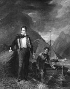 Lord Byron angol költő (metszet) alkotó: English School