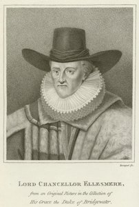 Lord Ellesmere kancellár (metszet) alkotó: English School