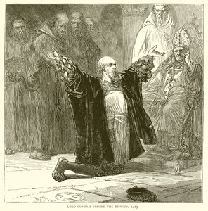 Lord Cobham a püspökök előtt, 1413 alkotó: English School