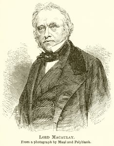 Lord Macaulay alkotó: English School