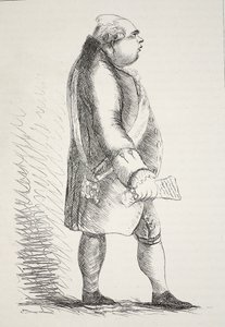 Lord North, egy régi nyomtatvány fakszimile alkotó: English School