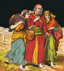 Lót feleségével és lányaival alkotó: English School