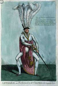 "Lothario, Coates úr előadásában a Haymarket Színházban, 1811. december 9., William Holland pub. alkotó: English School