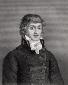 Louis Antonie Leon de Saint-Just, metszett W.H. Mote, illusztráció a „Historical Sketches of Statemen” című könyvből, amelyet Londonban adtak ki, 1843 alkotó: English School