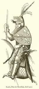 Lajos, Bourbon hercege 1410-ben halt meg alkotó: English School