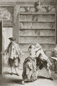 A szerelmeseket a nő férje csókolózott alkotó: English School