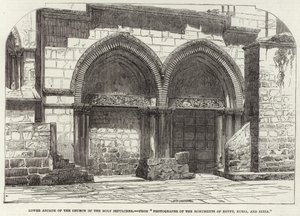 A Szent Sír-templom alsó árkádja alkotó: English School