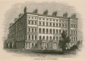 Lowndes Square, Knightsbridge, London alkotó: English School