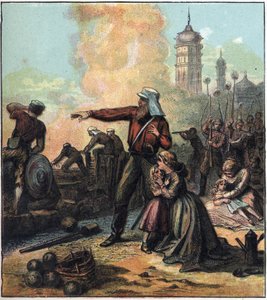 Lucknow ostroma a Cipayes-féle lázadás során a brit hatalom ellen Indiában alkotó: English School