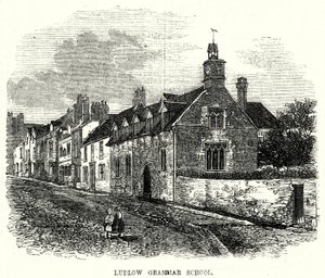 Ludlow Gimnázium (metszet) alkotó: English School