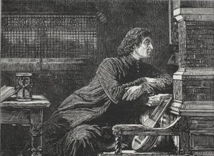 Luther at the Casement, illusztráció: James Aitken Wylie (1808-1890) A protestantizmus története című könyvéből, pub. 1878 alkotó: English School