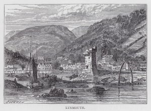Lynmouth (metszet) alkotó: English School