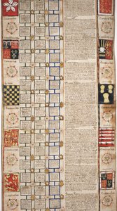 MS Lewis E 201, 3. szakasz, A világ történetének krónikája a teremtéstől a faig, IV. Edward genealógiájával, 1461 körül alkotó: English School