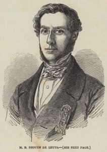 M E Drouyn de Lhuys (metszet) alkotó: English School